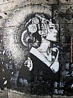 2011 Street Art by Fin DAC painting